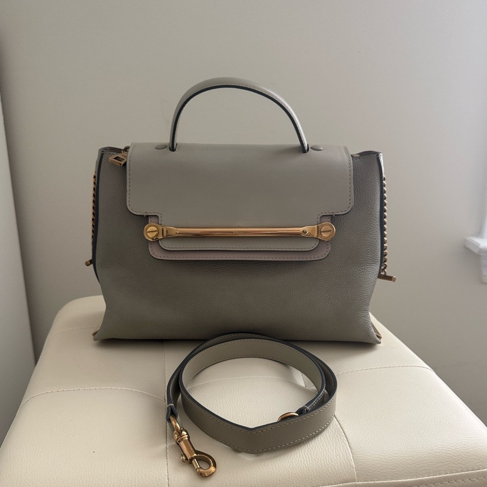 Chloe Clare Tricolor Leather Shoulder Bag